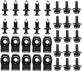 35 pièces boulons de protection contre les éclaboussures sous le capot, clips de montage de doublure de pare-chocs, kit d'écrous en u extrudés universels, compatibles avec infiniti g35 g37 ex35 fx35 fx45. Diaytar : Vivez l'expérience du shopping malin