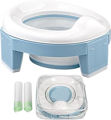 Siège de toilette portable pour tout-petits, siège de toilette de voyage 3-1, siège