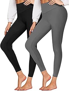 2 pièces pantalons de yoga pour femmes leggings taille haute pour femmes pantalons