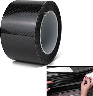 Autocollant de voiture en fibre de carbone 5d, autocollant de protection de bord