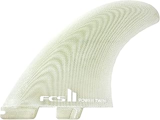 Kit d'ailerons en verre double performance fcs ii power - transparent - taille