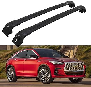 Support de barre transversale réglable et verrouillable en deux parties pour infiniti qx55