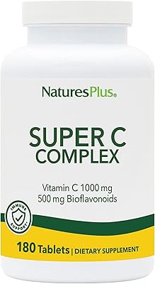 Nature's plus super c complex 1000 mg 180 comprimés végétariens