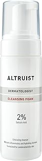 Mousse nettoyante altrust dermatologist-max, 2 % d'acide salicylique - nettoyant exfoliant avec allantoïne