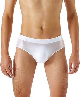 Sous-vêtements sexy pour hommes sans couture en soie brillante, haute élasticité, grande taille, sous-vêtements transparents pour hommes, confortables et respirants, sous-vêtements sexy pour hommes. Shoppez futé, shoppez Diaytar Sénégal