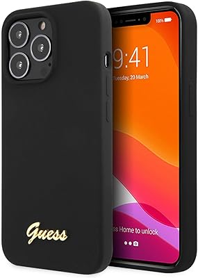 Cg mobile. coque de protection guess en silicone liquide avec logo en métal