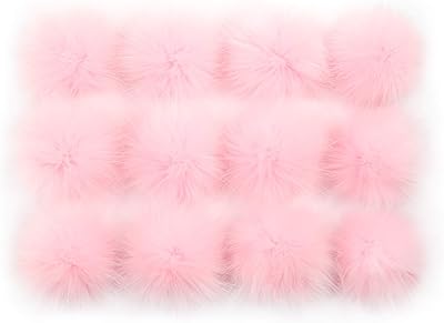 Fulling pom poms diy fausse fourrure de renard boule de pompons moelleux
