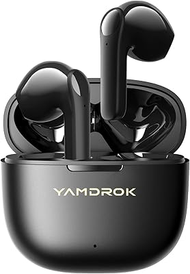 Écouteurs sans fil yamdrok y1 avec bluetooth 5.3, pilote stéréo 13 mm, deux