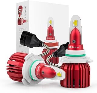 Ampoules de phare led 9006 (hb4), kit de conversion tout-en-un bosla - puces