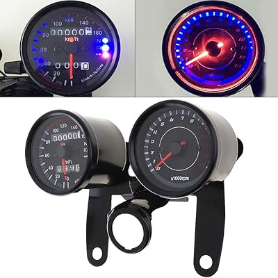 Compteur de vitesse moto universel yibo, odomètre 0 ~ 160 km/h 13000 tr/min