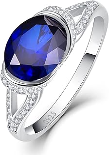 Une bague en argent sterling 925 au design ovale parsemée d'un zircon cubique