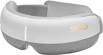 Masseur oculaire skg avec vibration thermique appareil musical bluetooth 5 modes de massage