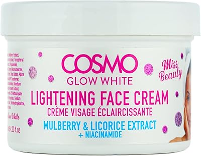 Cosmo glow white crème éclaircissante visage 125 ml | extrait de mûrier