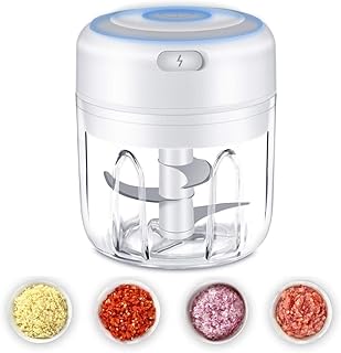 Mini hachoir à ail électrique, hachoir à aliments, mini robots culinaires, mélangeur