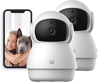 Caméra ip wifi intérieure sans fil yi, caméra intelligente pour animaux de compagnie