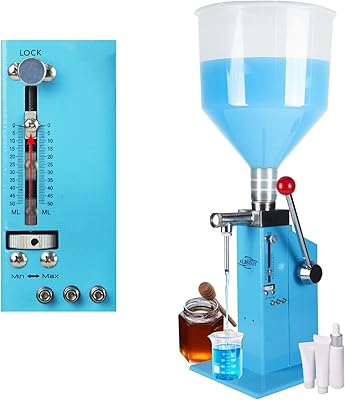 Machine de remplissage manuelle de pâte liquide, machine de remplissage de bouteilles réglable