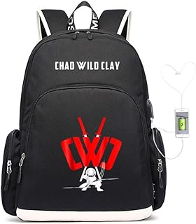 Sac à dos wild mud shad, sac d'école léger et multifonctionnel avec port