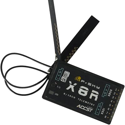Récepteur frsky taranis x8r 8 canaux accst&rssi & sbus (2,4 ghz)