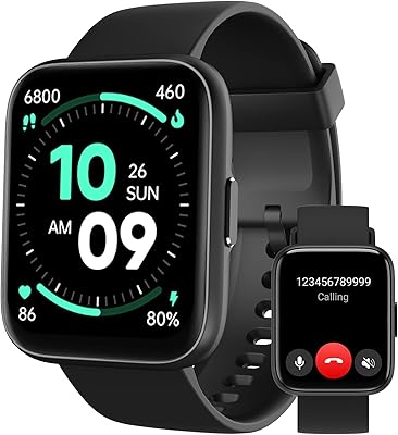 Montre intelligente pour hommes et femmes répondre aux appels-répondre aux sms rapides écran