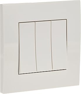 Schneider electric kb33r_1 vivace blanc - interrupteur à plaque 1 voie 3 gangs