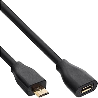 Câble d'extension micro usb en ligne - usb 2.0 micro b mâle vers