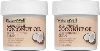 Crème hydratante à l'huile de noix de coco extra vierge pour le visage