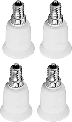 Adaptateur de support de lampe d'éclairage de base e14 à e27