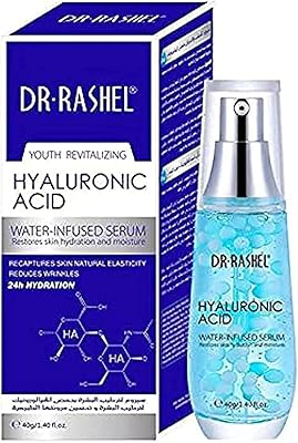 Le sérum infusé d'eau à l'acide hyaluronique dr.rashel restaure l'hydratation et l'hydratation