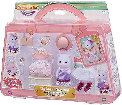 Ensemble de jeu chat sylvinian knight pour enfants