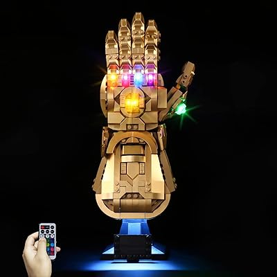 Kit d'éclairage led rollini pour lego marvel 76191 de construction infinity