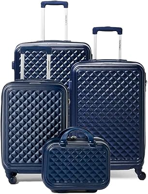 Un ensemble de sacs de voyage à roulettes avec une coque rigide