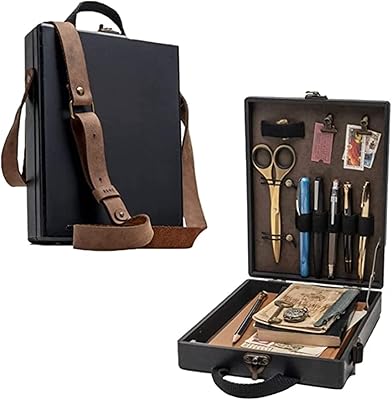 Boîte en bois vintage faite à la main, sac à bandoulière portable