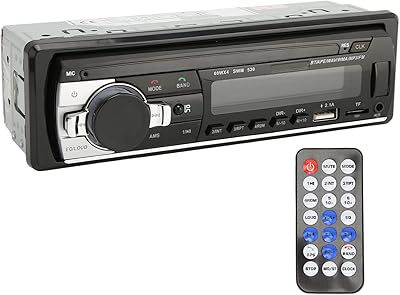 Systèmes audio système stéréo de voiture bluetooth lcd simple din et appels