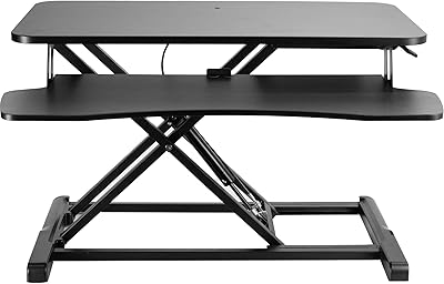 Support de bureau debout réglable en hauteur vivo, adaptateur de levage à ressort