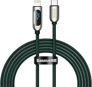 Câble d'affichage numérique baseus 20w usb c vers lightning pd charge rapide transfert