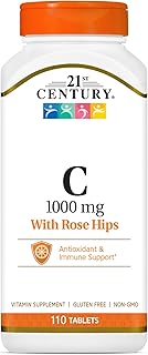 Vitamine c du xxie siècle avec églantier, 1000 mg, 110 comprimés
