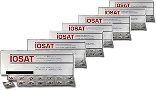 Comprimés d'iodure de potassium iosat, 130 mg (14 comprimés chacun) - péremption septembre