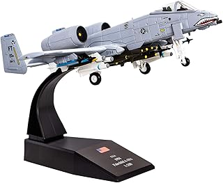 Avion d'attaque thunderbolt ii 1/100 a-10 version peinte, modèle d'avion militaire moulé sous