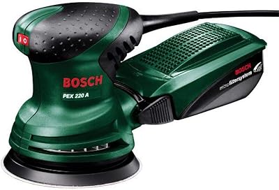 Ponceuse orbitale aléatoire bosch home & garden pex 220a (220 w, en carton)