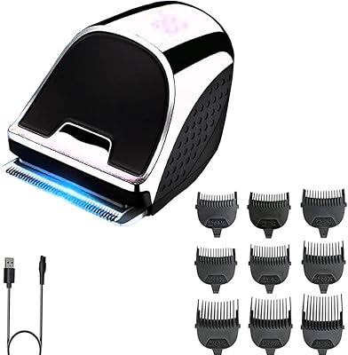 Tondeuse à cheveux électrique sans fil pour hommes, tondeuse à cheveux professionnelle rechargeable