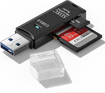Lecteur de carte sd siusi usb 3.0, adaptateur de carte micro sd vers