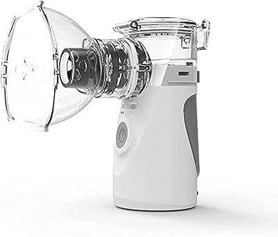 Mini nébuliseur portable ung pour adultes et enfants, humidificateur à ultrasons pour les voyages à domicile, inhalateur à vapeur avec masques et embout buccal (gris). Commandez en toute confiance sur Diaytar, votre marketplace de confiance