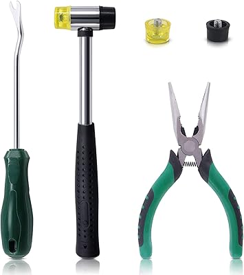 Ensemble d'outils de rembourrage kaydek 5 pièces, marteau de rembourrage double face