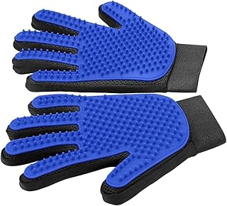 1 paire de gants de toilettage pour animaux de compagnie, brosse de toilettage