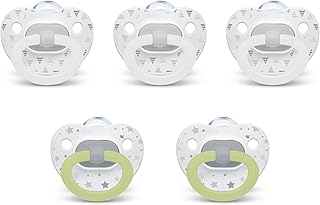 Sucettes orthodontiques nuk, 6-18 mois, 5 pièces, exclusivité timeless collection, amazon