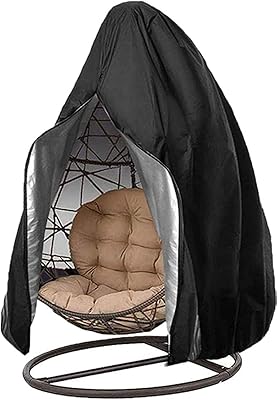 Housses de chaise de patio avec fermeture éclair, housses de chaise pivotante en osier, robustes, imperméables et résistantes aux intempéries, housse de chaise suspendue coupe-vent (115 x 190 cm). Diaytar Sénégal : Achetez plus, dépensez moins