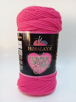 Fil super doux himalaya 100 % acrylique 80851 (paquet de 2)