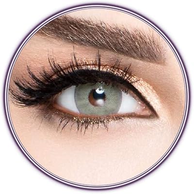 Lentilles de contact originales lumineuses vertes éblouissantes, lentilles de contact cosmétiques lumineuses unisexes