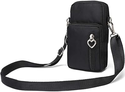 Petit sac pour téléphone portable en coton tissé, sac à bandoulière et sac