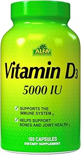 Alfa vitamins vitamine d3 5000 ui - renforcement immunitaire - articulations et os